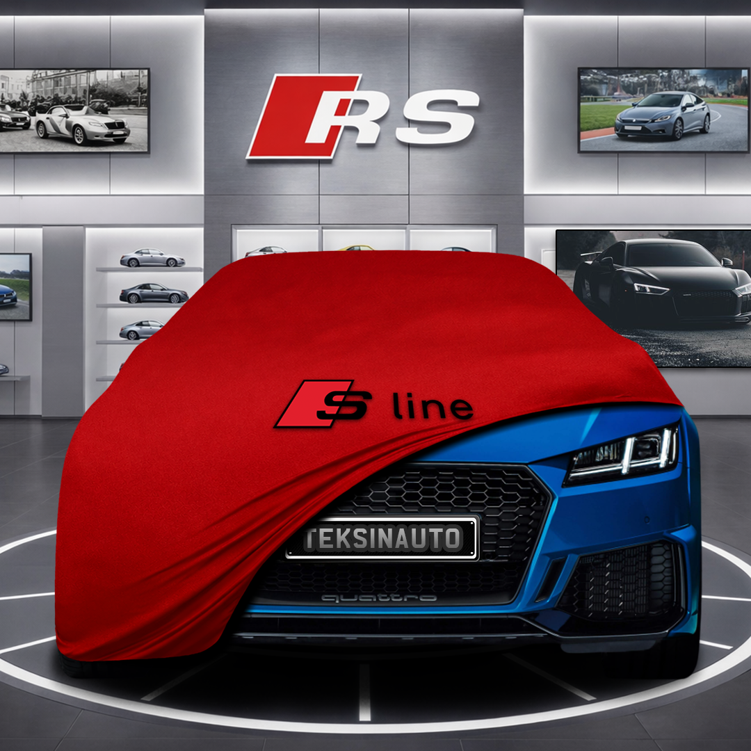 AUDİ TTS 8S Custom Fit Indoor Car Cover Soft Stretch Black Gray Blue Red Dust Protection Garage Cover Laser Cut + Bag