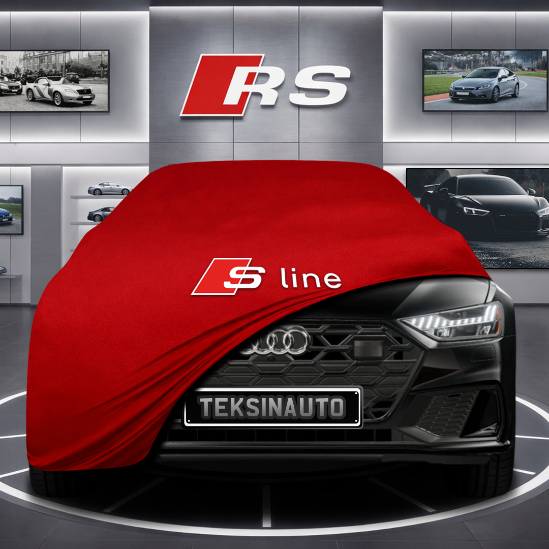 AUDİ A7L 2021- Custom Fit Indoor Car Cover Soft Stretch Black Gray Blue Red Dust Protection Garage Cover Laser Cut + Bag