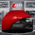 AUDİ A7L 2021- Custom Fit Indoor Car Cover Soft Stretch Black Gray Blue Red Dust Protection Garage Cover Laser Cut + Bag