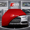 AUDİ A6 C7 Custom Fit Indoor Car Cover Soft Stretch Black Gray Blue Red Dust Protection Garage Cover Laser Cut + Bag