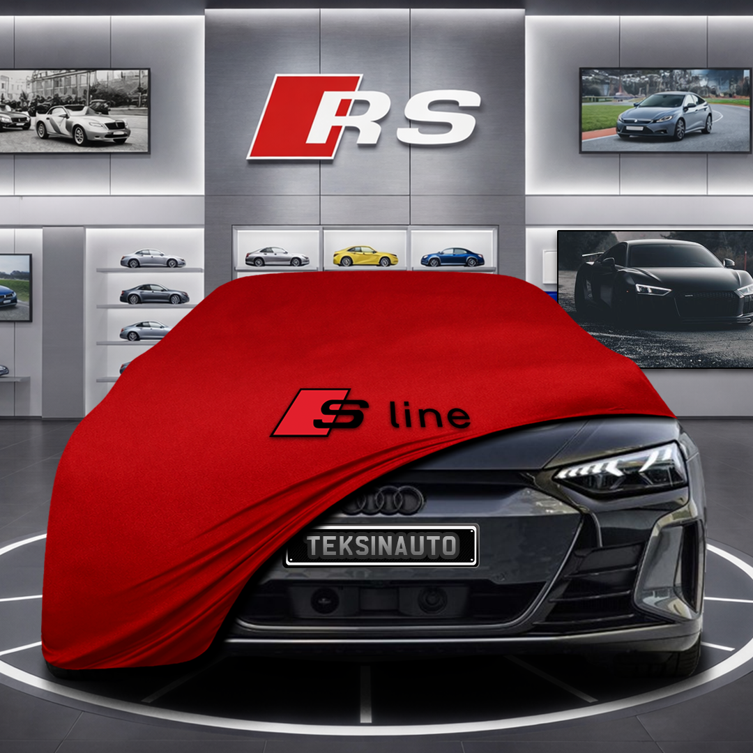 AUDİ E-TRON GT 2021-2024 Custom Fit Indoor Car Cover Soft Stretch Black Gray Blue Red Dust Protection Garage Cover Laser Cut + Bag