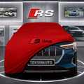 AUDİ E-TRON 2018-2022 Custom Fit Indoor Car Cover Soft Stretch Black Gray Blue Red Dust Protection Garage Cover Laser Cut + Bag