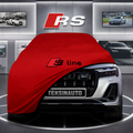 AUDİ Q7 4M 2019-2024 Custom Fit Indoor Car Cover Soft Stretch Black Gray Blue Red Dust Protection Garage Cover Laser Cut + Bag