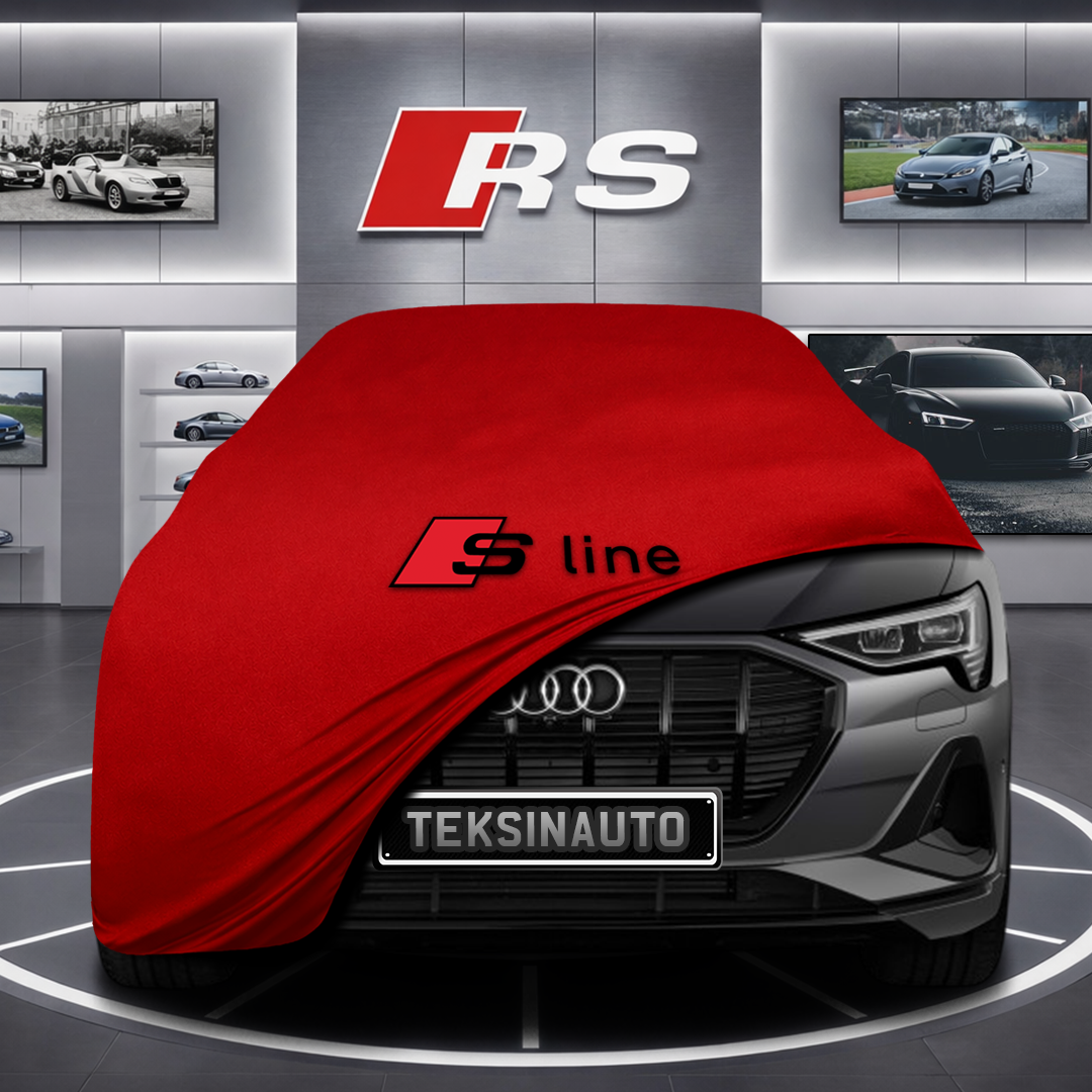 AUDİ Q5 E-TRON 2022- Custom Fit Indoor Car Cover Soft Stretch Black Gray Blue Red Dust Protection Garage Cover Laser Cut + Bag