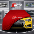 AUDİ A3 8V Custom Fit Indoor Car Cover Soft Stretch Black Gray Blue Red Dust Protection Garage Cover Laser Cut + Bag