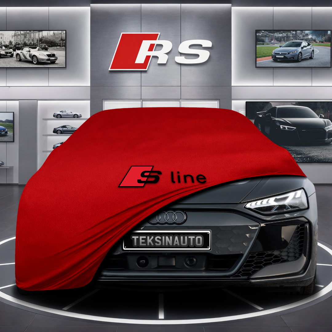 AUDİ E-TRON GT 2025- Custom Fit Indoor Car Cover Soft Stretch Black Gray Blue Red Dust Protection Garage Cover Laser Cut + Bag