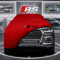 AUDİ Q7 4M 2015-2019 Custom Fit Indoor Car Cover Soft Stretch Black Gray Blue Red Dust Protection Garage Cover Laser Cut + Bag