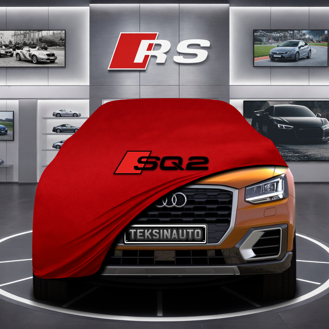 AUDİ Q2 2016-2020 Custom Fit Indoor Car Cover Soft Stretch Black Gray Blue Red Dust Protection Garage Cover Laser Cut + Bag