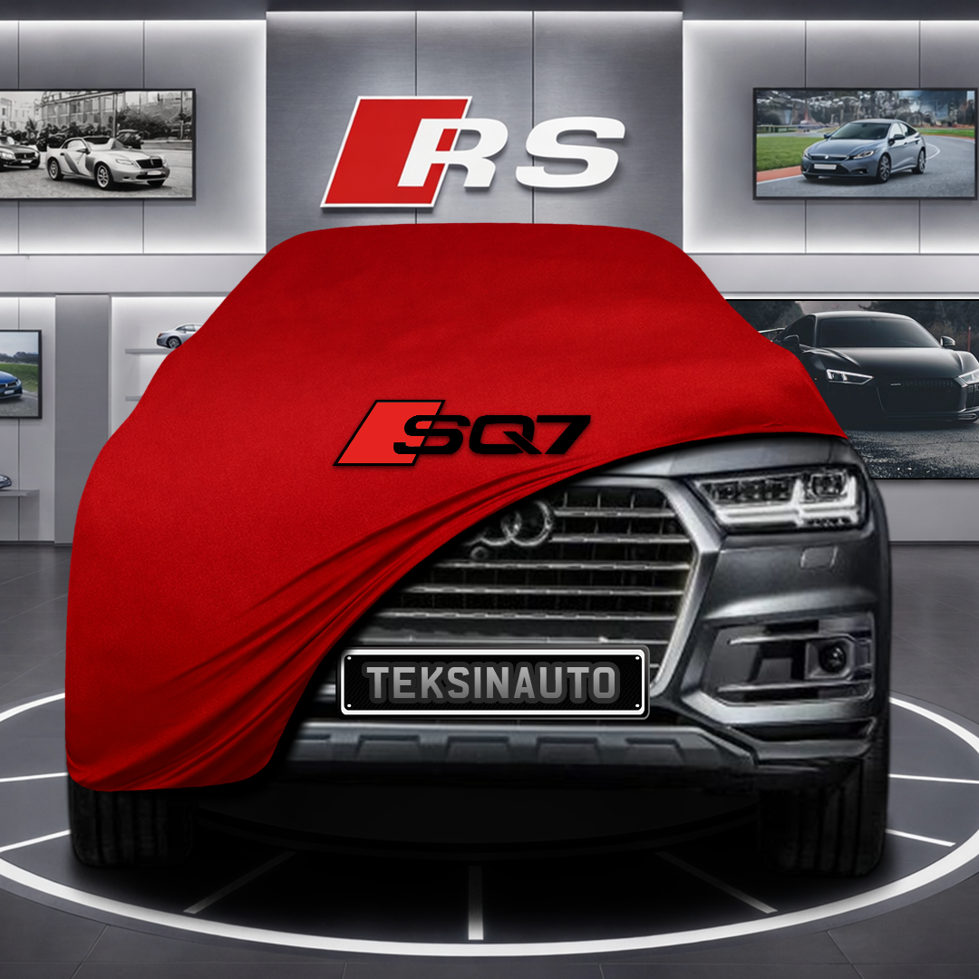 AUDİ Q7 4M 2015-2019 Custom Fit Indoor Car Cover Soft Stretch Black Gray Blue Red Dust Protection Garage Cover Laser Cut + Bag