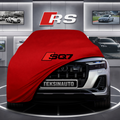 AUDİ Q7 4M 2019-2024 Custom Fit Indoor Car Cover Soft Stretch Black Gray Blue Red Dust Protection Garage Cover Laser Cut + Bag