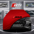 AUDİ Q5 E-TRON 2022- Custom Fit Indoor Car Cover Soft Stretch Black Gray Blue Red Dust Protection Garage Cover Laser Cut + Bag