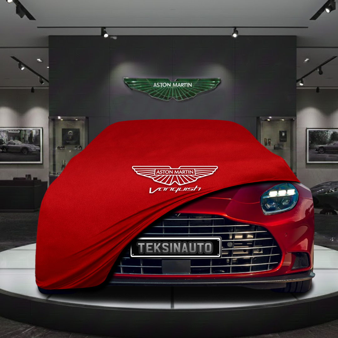 ASTON MARTİN VANQUİSH 3 2024- Custom Fit Indoor Car Cover Soft Stretch Black Gray Blue Red Dust Protection Garage Cover Laser Cut + Bag