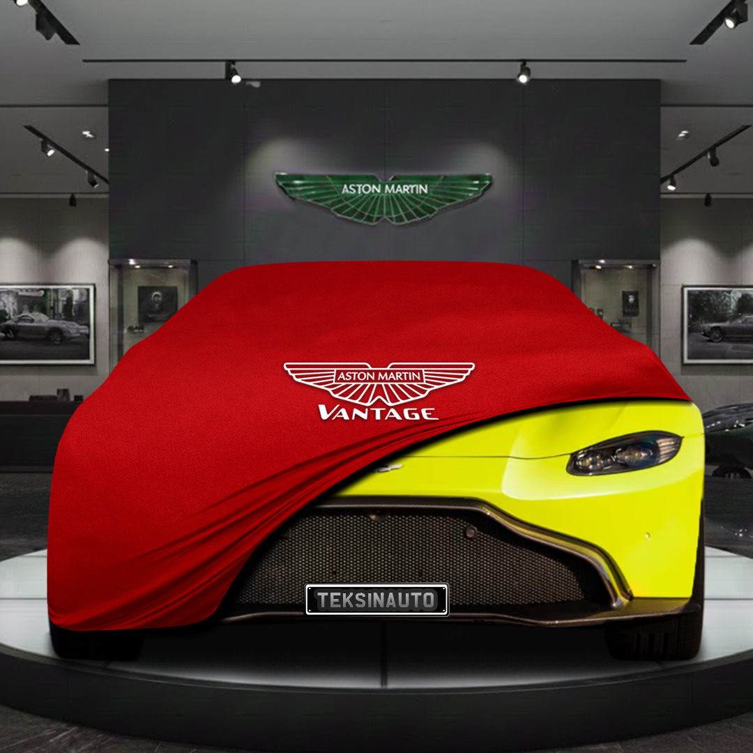 ASTON MARTİN V8 VANTAGE 2017-2024 Custom Fit Indoor Car Cover Soft Stretch Black Gray Blue Red Dust Protection Garage Cover Laser Cut + Bag