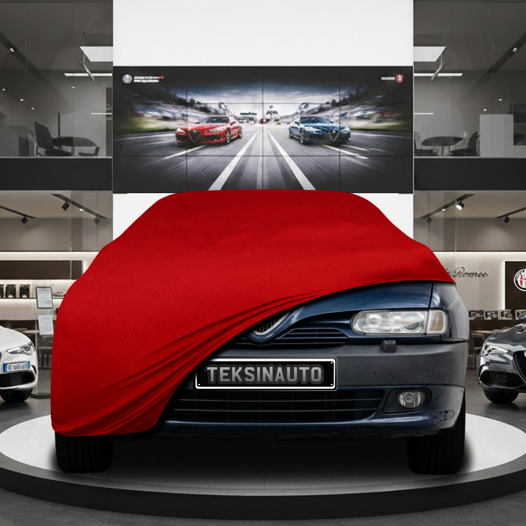 Alfa Romeo 146 Hatchback Custom Fit Indoor Car Cover Soft Stretch Black Gray Blue Red Dust Protection Garage Cover Laser Cut + Bag
