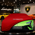 Lamborghini Huracan Tecnica (2022-) Custom Fit Indoor Car Cover Soft Stretch Black Gray Blue Red Dust Protection Garage Cover Laser Cut + Bag
