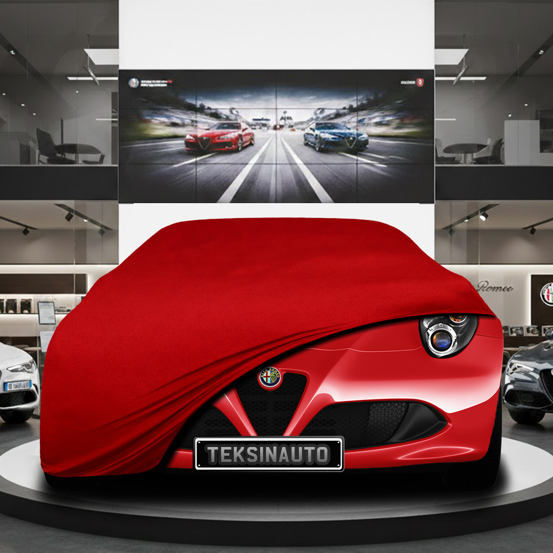 Alfa 8C Spider Roadster Custom Fit Indoor Car Cover Soft Stretch Black Gray Blue Red Dust Protection Garage Cover Laser Cut + Bag