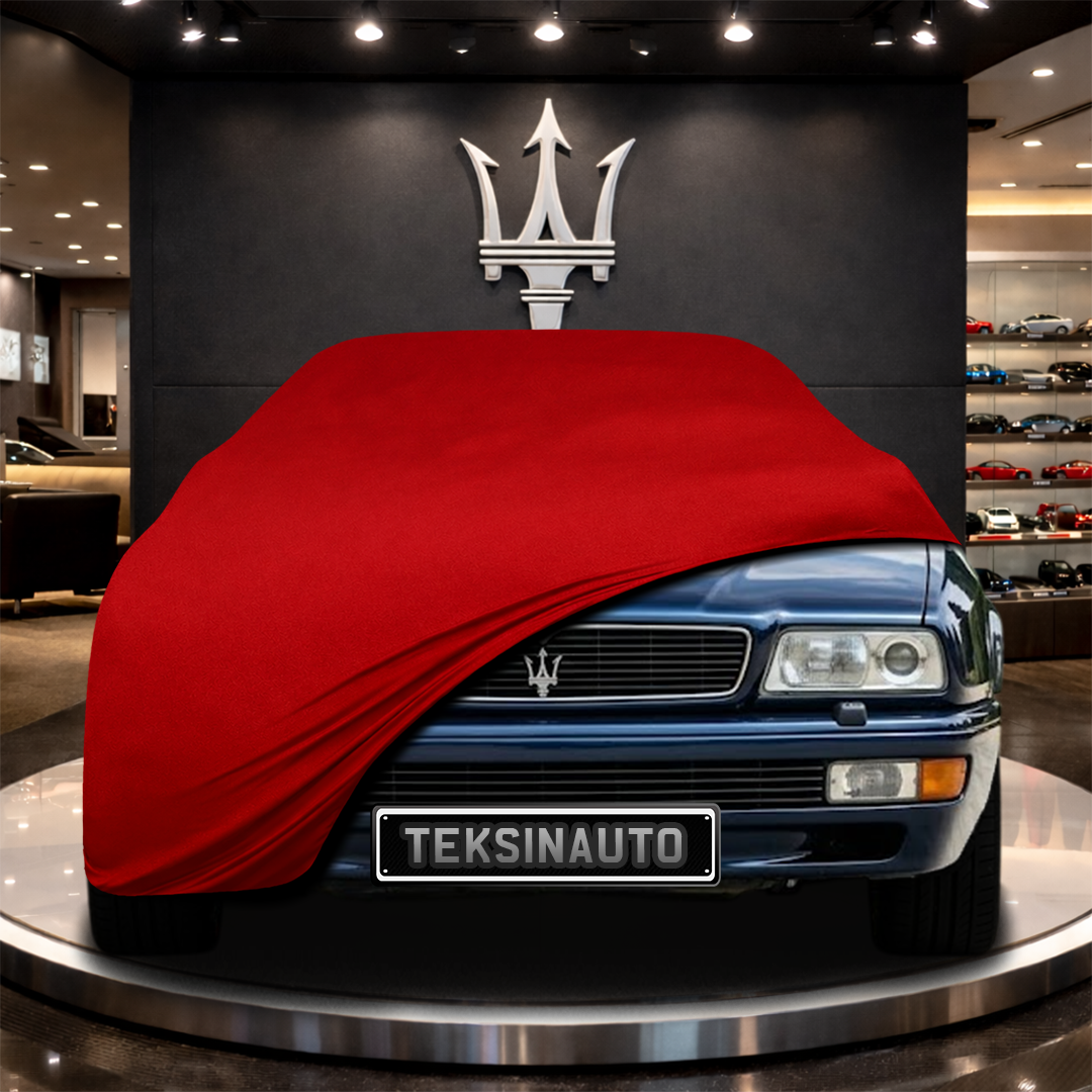 MASERATİ QUATTROPORTE (1994-1998) Custom Fit Indoor Car Cover Soft Stretch Black Gray Blue Red Dust Protection Garage Cover Laser Cut + Bag
