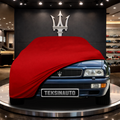 MASERATİ QUATTROPORTE (1994-1998) Custom Fit Indoor Car Cover Soft Stretch Black Gray Blue Red Dust Protection Garage Cover Laser Cut + Bag