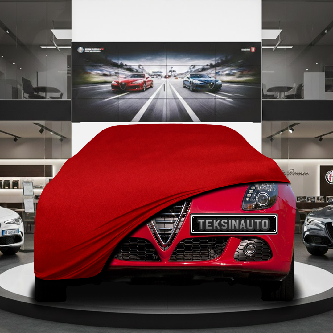 Alfa Romeo Giulietta Hatchback (2010-2020) Custom Fit Indoor Car Cover Soft Stretch Black Gray Blue Red Dust Protection Garage Cover Laser Cut + Bag