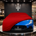 MASERATİ GT2 STRADALE (2024-) Custom Fit Indoor Car Cover Soft Stretch Black Gray Blue Red Dust Protection Garage Cover Laser Cut + Bag