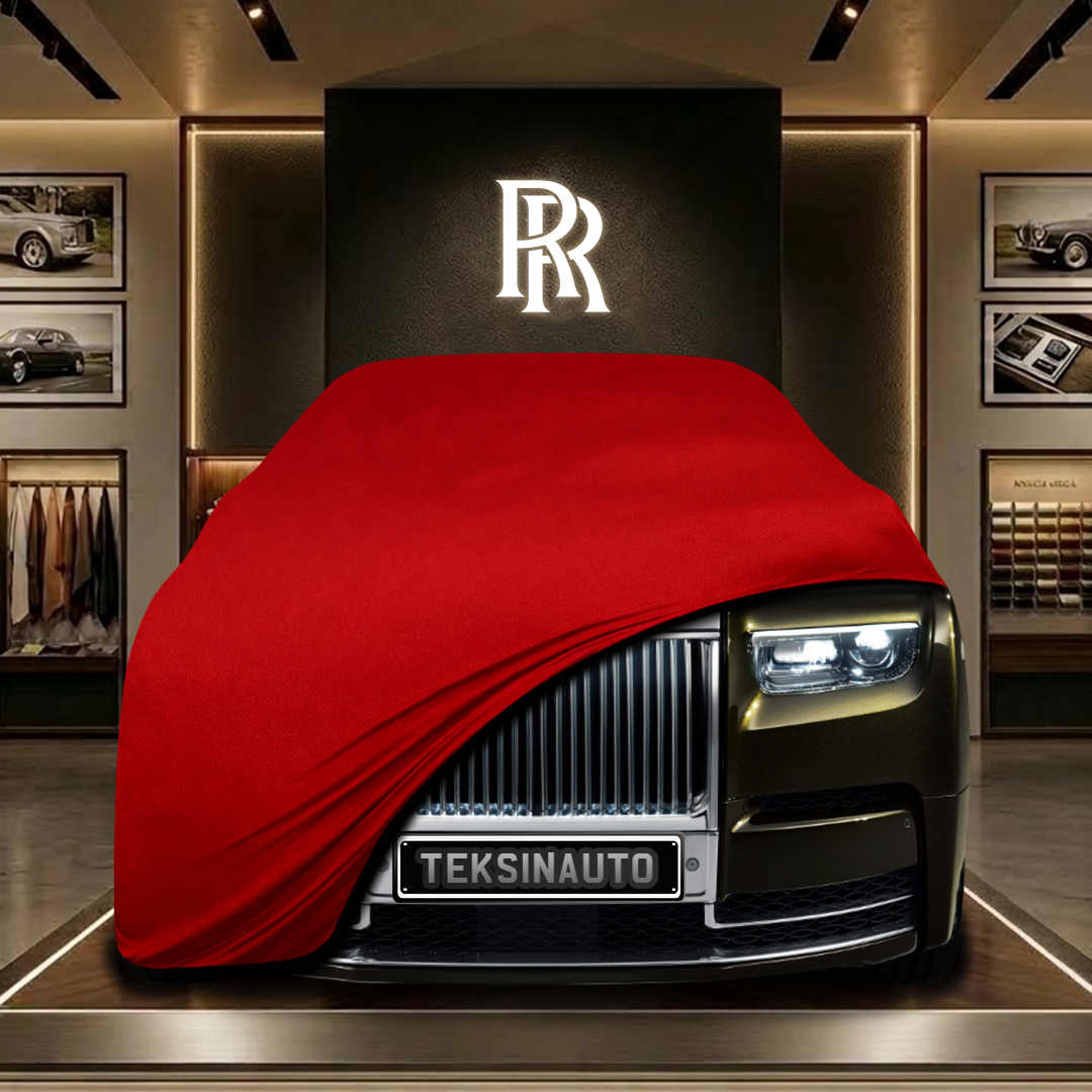Rolls Royce Phantom VIII V12 EWB (2019-) Custom Fit Indoor Car Cover Soft Stretch Black Gray Blue Red Dust Protection Garage Cover Laser Cut + Bag