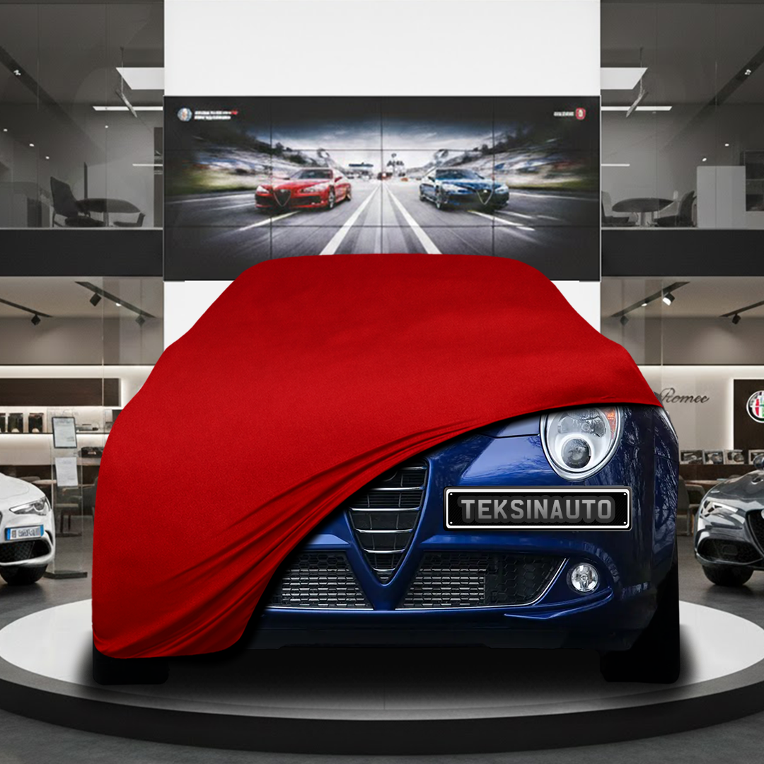 Alfa Romeo Mito Hatchback (2008-2018) Custom Fit Indoor Car Cover Soft Stretch Black Gray Blue Red Dust Protection Garage Cover Laser Cut + Bag