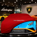 Lamborghini Huracan STO (2020-) Custom Fit Indoor Car Cover Soft Stretch Black Gray Blue Red Dust Protection Garage Cover Laser Cut + Bag