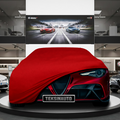 Alfa Romeo Giulia (2022-) Custom Fit Indoor Car Cover Soft Stretch Black Gray Blue Red Dust Protection Garage Cover Laser Cut + Bag