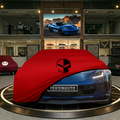 Corvette C7 (2014-2019) Custom Fit Indoor Car Cover Soft Stretch Black Gray Blue Red Dust Protection Garage Cover Laser Cut + Bag