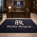 Rolls Royce Premium Luxury Rug (60x87) INCH (150x220) cm Home, Garage & Display Carpet Auto Area Carpet, Car Garage Decor,Car Floor Mat