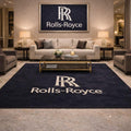 Rolls Royce Premium Luxury Rug (60x87) INCH (150x220) cm Home, Garage & Display Carpet Auto Area Carpet, Car Garage Decor,Car Floor Mat