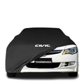 Honda Civic 8 Sedan Indoor Car Cover Custom Fit, Black, Gray, Blue, Red Color