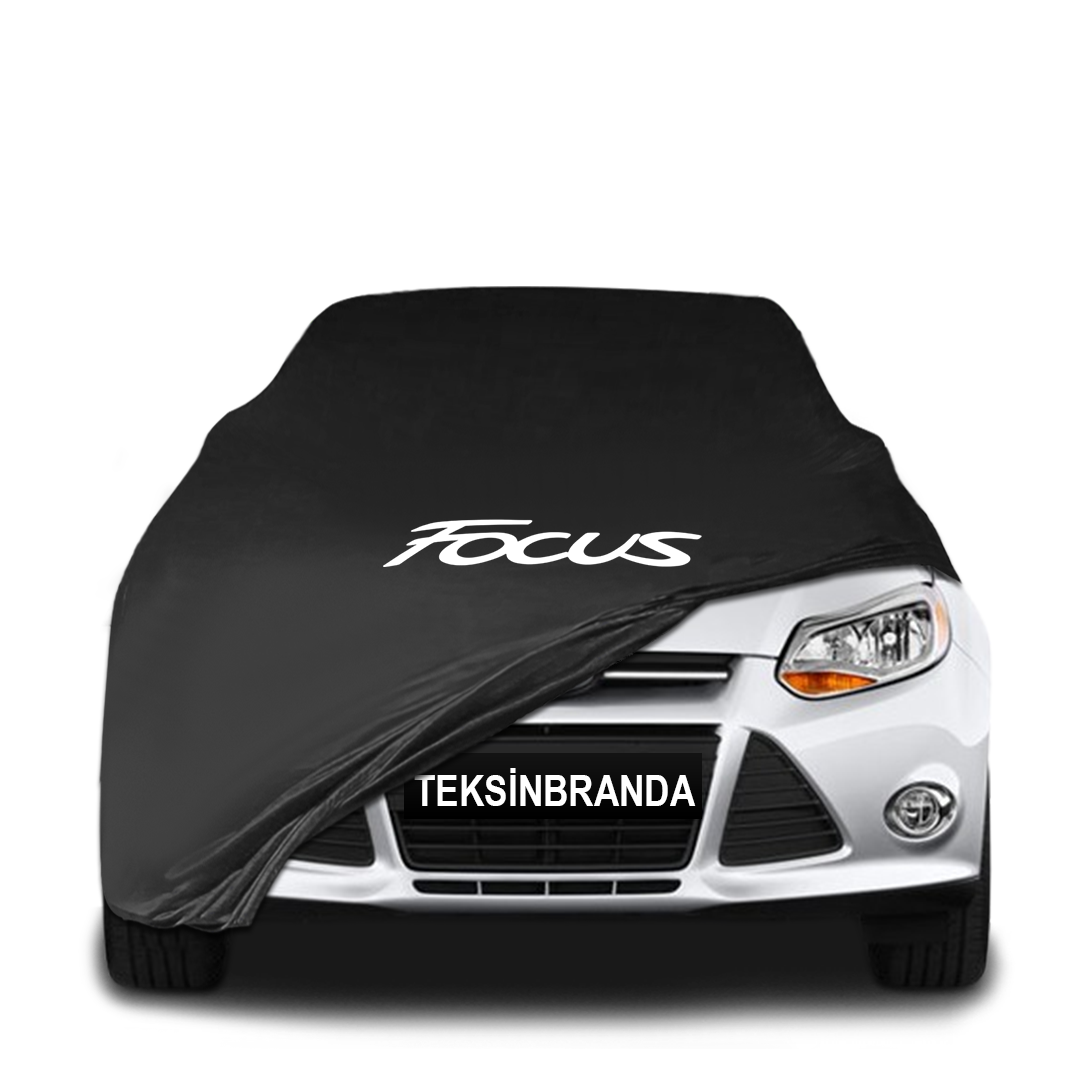 Ford Focus 3 Station Wagon (2010-2018) Indoor Car Cover Custom Fit, Black, Gray, Blue, Red Color