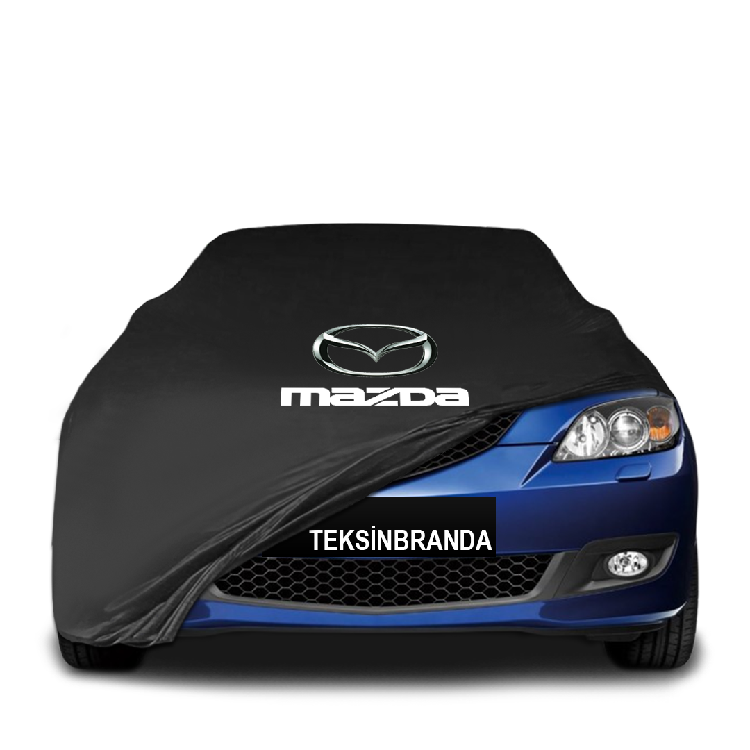 Mazda 3 1 Sedan (2003-2009) Indoor Car Cover Custom Fit, Black, Gray, Blue, Red Color