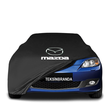 Mazda 3 1 Sedan (2003-2009) Indoor Car Cover Custom Fit, Black, Gray, Blue, Red Color