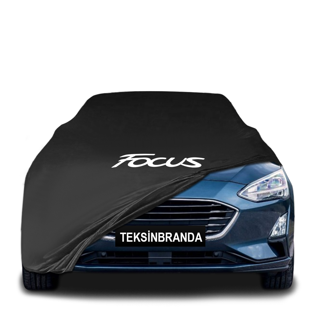 Ford Focus 4 Sedan (2018-) Indoor Car Cover Custom Fit, Black, Gray, Blue, Red Color