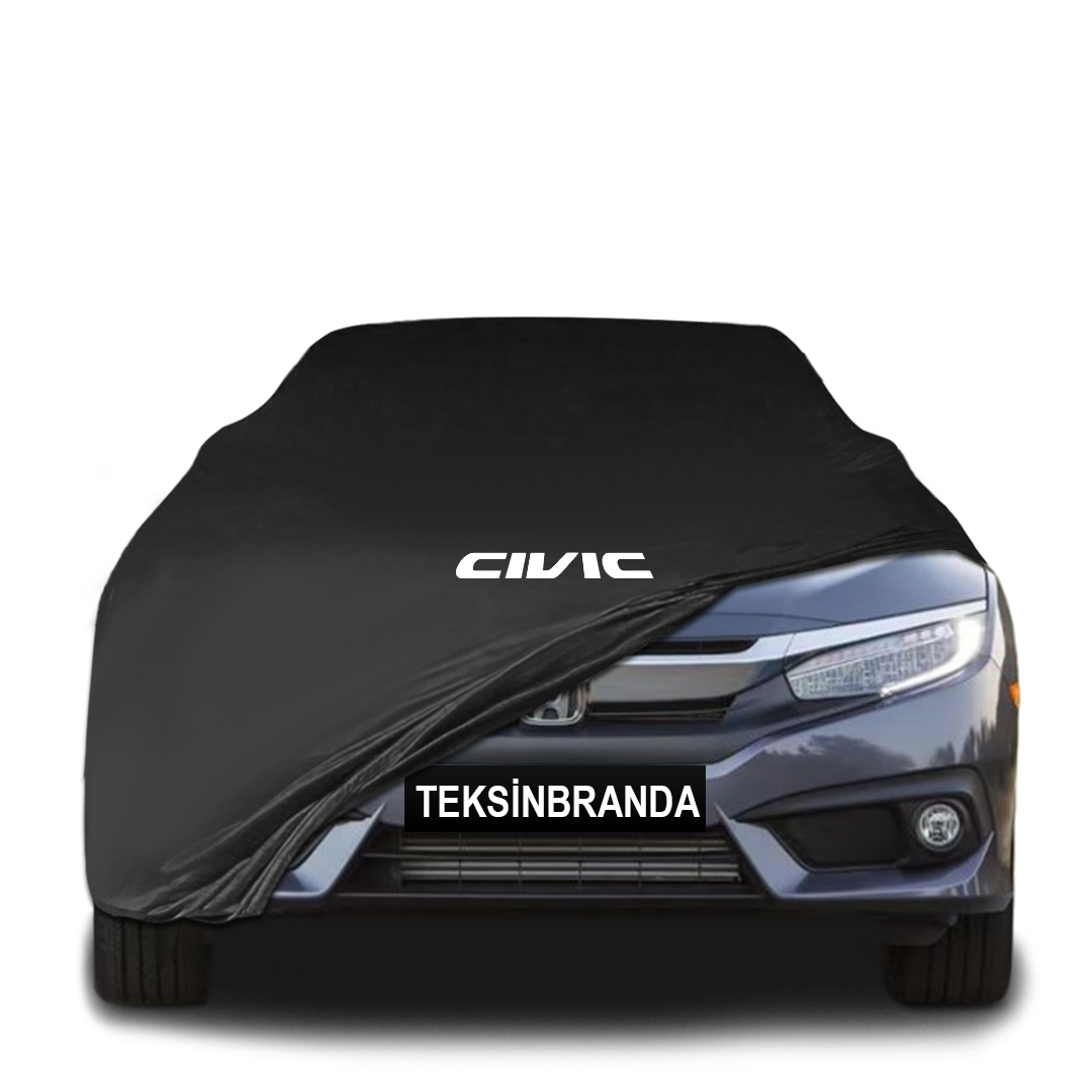 Honda Civic 10 Indoor Car Cover Custom Fit, Black, Gray, Blue, Red Color