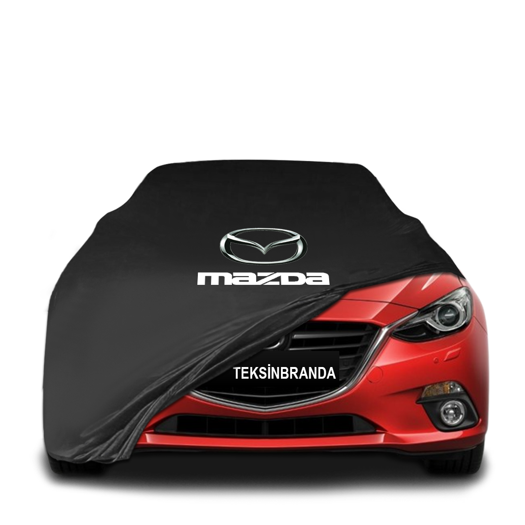 Mazda 3 3 Sedan (2014-2018) Indoor Car Cover Custom Fit, Black, Gray, Blue, Red Color