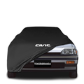 Honda Civic 4 (1987-1994) Indoor Car Cover Custom Fit, Black, Gray, Blue, Red Color