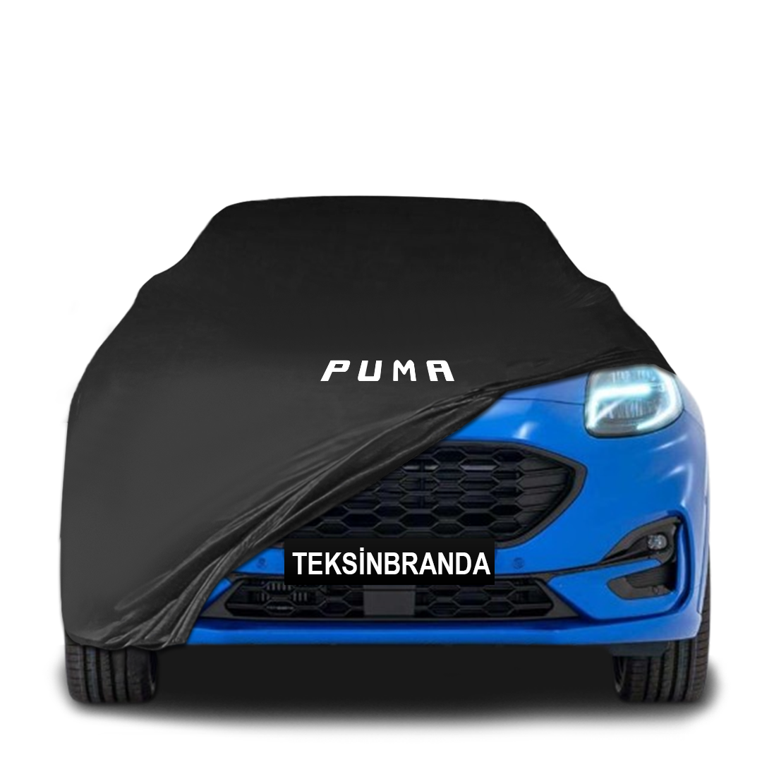 Ford Puma Indoor Car Cover Custom Fit, Black, Gray, Blue, Red Color