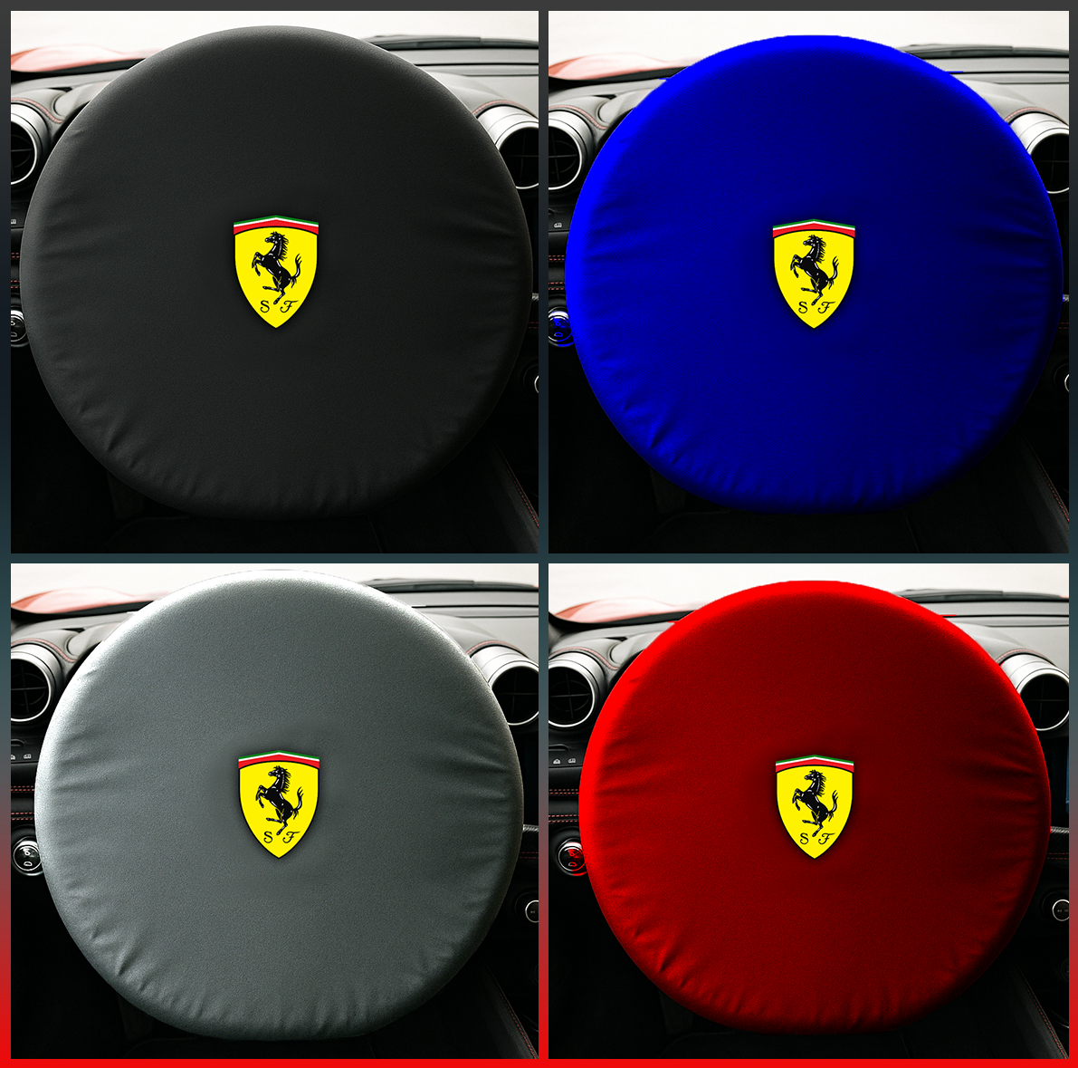 Ferrari F355 Custom Fit Indoor Car Cover Soft Stretch Black Gray Blue Red Dust Protection Garage Cover Laser Cut + Bag