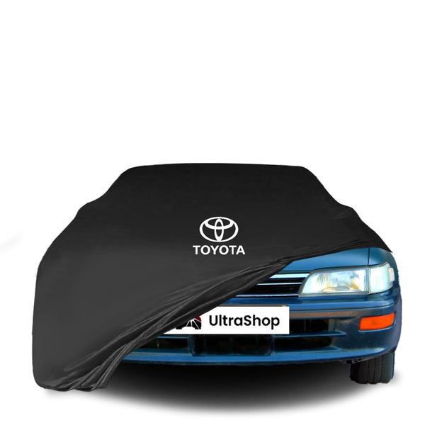 Toyota Corolla 7 (E100) Station Wagon (1992-1997) Indoor Car Cover Custom Fit, Black, Gray, Blue, Red Color