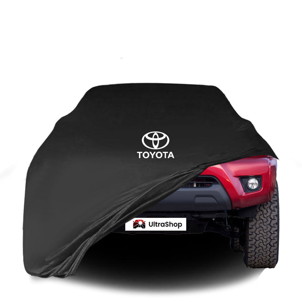 Toyota Tacoma 2 (2004-2015) Indoor Car Cover Custom Fit, Black, Gray, Blue, Red Color
