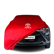 Toyota Wigo Indoor Car Cover Custom Fit, Black, Gray, Blue, Red Color