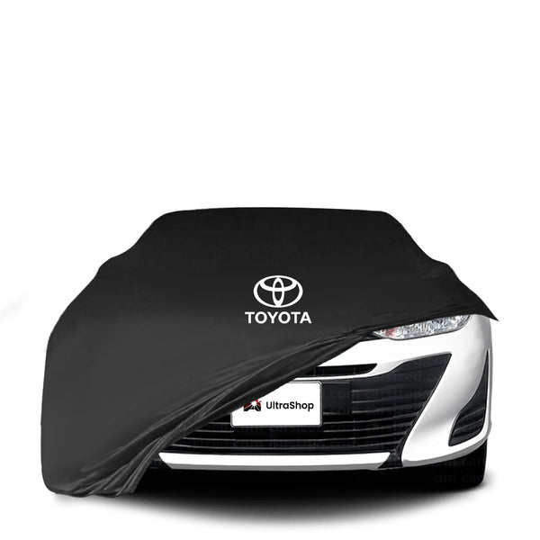 Toyota Yaris (XP150) Sedan Indoor Car Cover Custom Fit, Black, Gray, Blue, Red Color