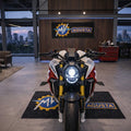 MV AGUSTA Premium Custom Rug (28x87) INCHS (75x220)Cm – Motorcycle Garage & Room Decor