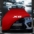 BMW X6 F96 M (2020-) Custom Fit Indoor Car Cover Soft Stretch Black Gray Blue Red Dust Protection Garage Cover Laser Cut + Bag