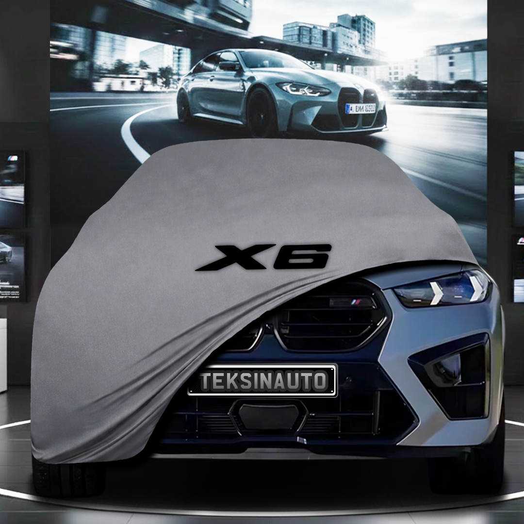 BMW X6 F96 M (2020-) Custom Fit Indoor Car Cover Soft Stretch Black Gray Blue Red Dust Protection Garage Cover Laser Cut + Bag