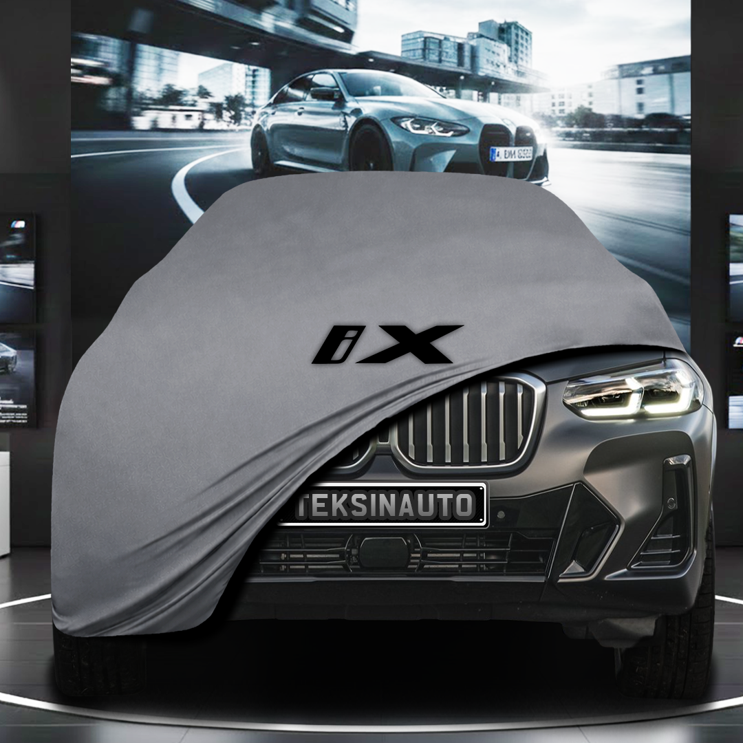 BMW İX 3 (2021-) Custom Fit Indoor Car Cover Soft Stretch Black Gray Blue Red Dust Protection Garage Cover Laser Cut + Bag