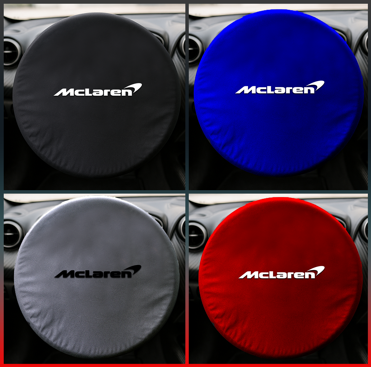 McLaren 750S (2023-) Custom Fit Indoor Car Cover Soft Stretch Black Gray Blue Red Dust Protection Garage Cover Laser Cut + Bag